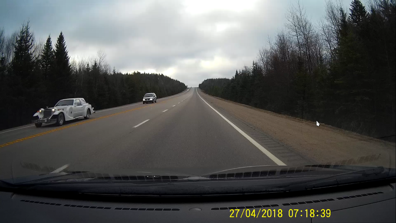 As I saw it the first time from my dashcam...the front end is worse....